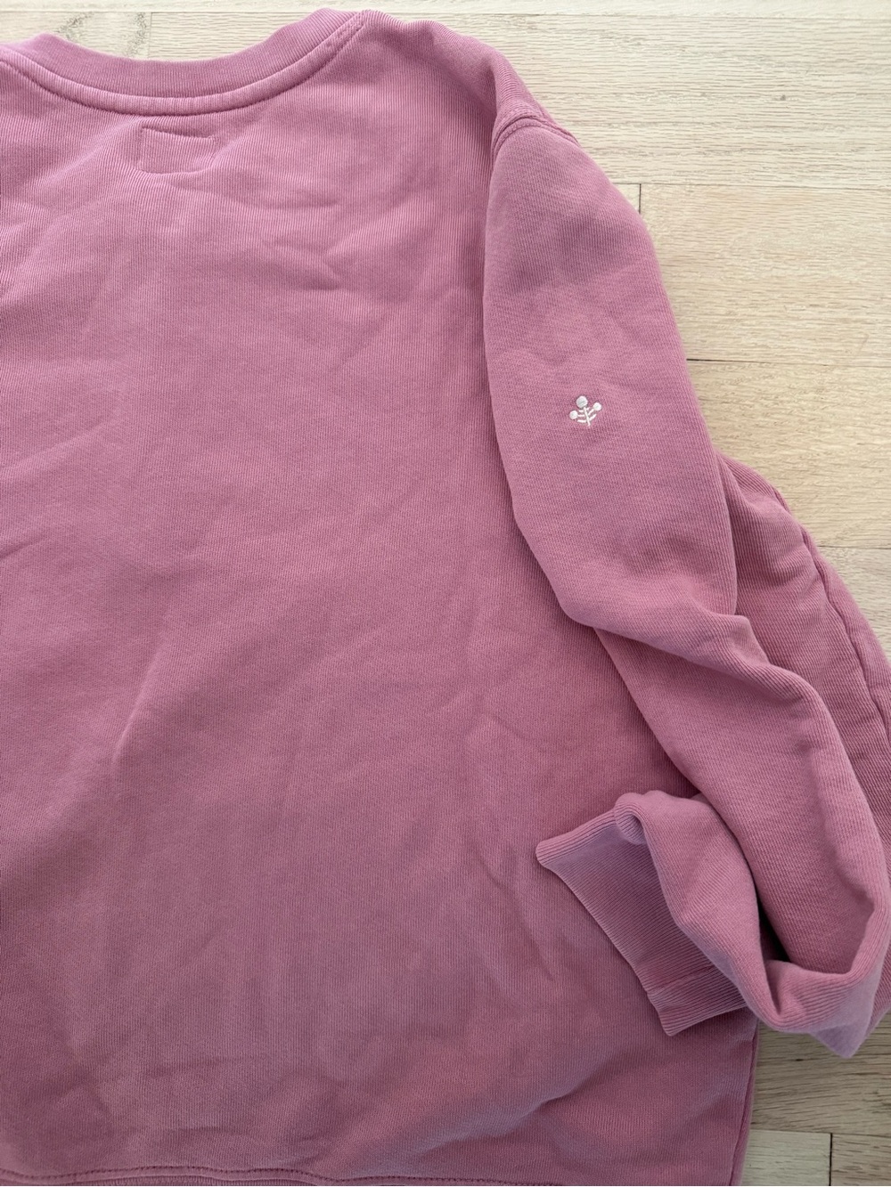 Marea by Liz Joy Pink Henley Pullover Sweatshirt - S - Picture 5 of 5